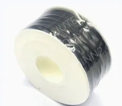 Single core copper conductor black