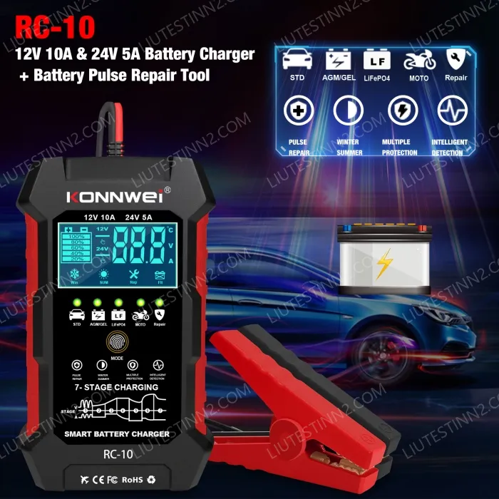 RC-10 Automotive Fault Diagnosis Instrument Engine Fault Reading Fault Code Query Playback Function Testing Tools