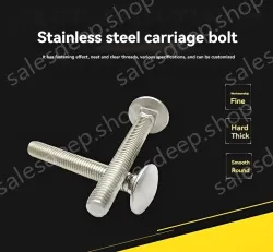 Big head carriage bolt M6*130