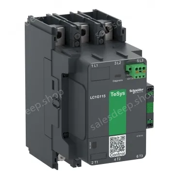 LC1G150EHEN Contactor, high power, TeSys Giga, standard version, 3 pole/NO, AC-3 <=440V 150A, 48-130VAC/DC coil