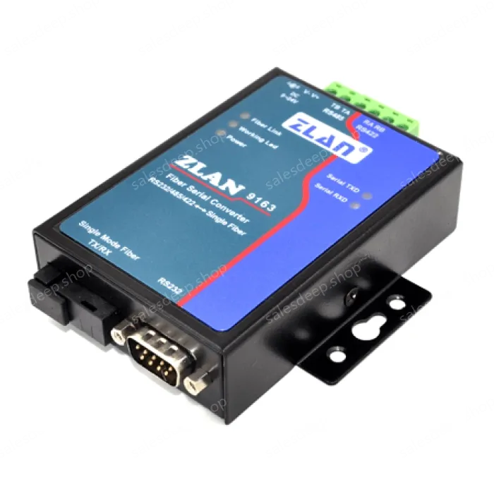 Level-type fiber-to-serial port