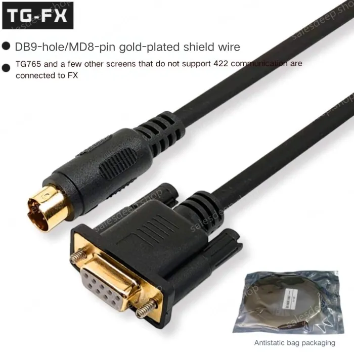 5M Bag TG-FX Gold Plated Connector RS232 Communication